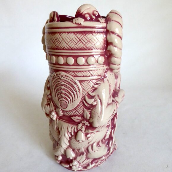 NEW 2019 KRAMPUS MONDO TEE-KIS BEAST RED WASH VARIANT CERAMIC TIKI MUG - Picture 5 of 16